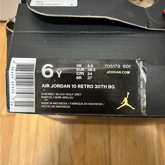 AirJordan Retro 10 (GS) - Picture 6 of 6